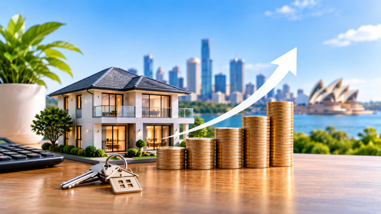 Australian property investment concept